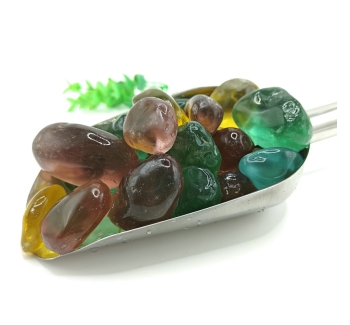 Coloured glass stone