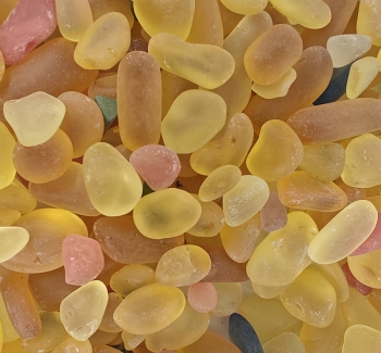 Coloured glass stone