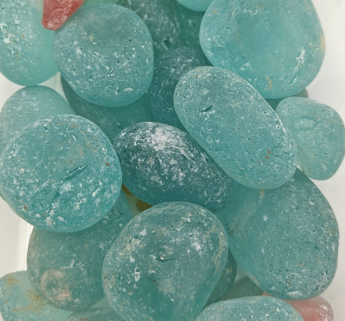 Coloured glass stone