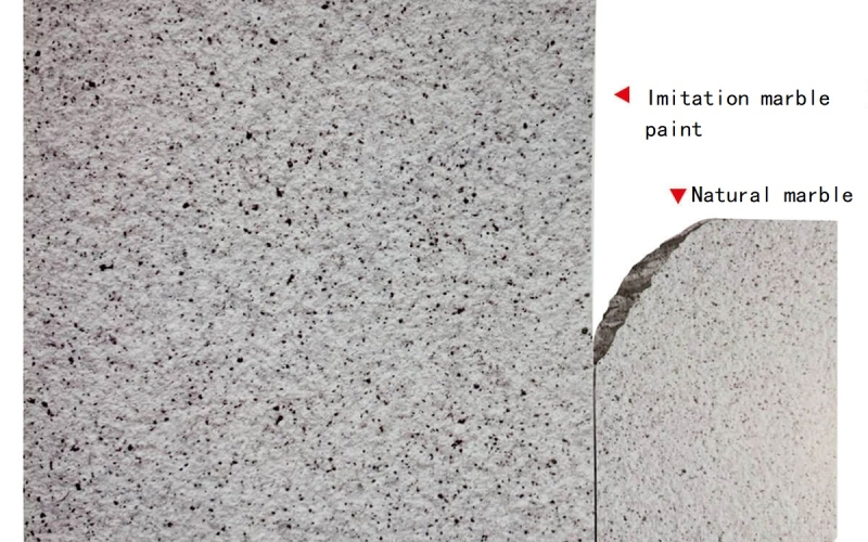 Colour sand used for imitation stone paint